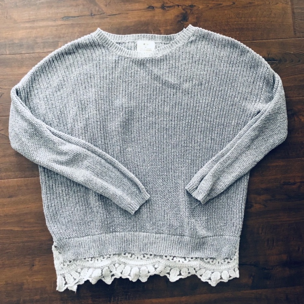 Pins and needles High quality lace sweater